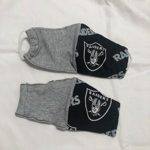Raiders adult and child face mask